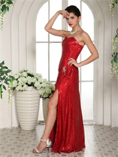 Sparkling Paillette Prom Celebrity Dress Factory Direct Free Mailing