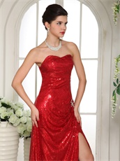Sparkling Paillette Prom Celebrity Dress Factory Direct Free Mailing