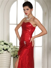 Sparkling Paillette Prom Celebrity Dress Factory Direct Free Mailing