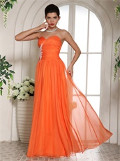 Bright Orange Cache Prom Celebrity Dress Birthday Party Attired