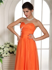 Bright Orange Cache Prom Celebrity Dress Birthday Party Attired