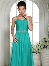 Most Choice Color List Turquoise One Shoulder Formal Prom Gowns