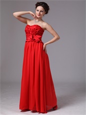 Sweetheart Red Boutique Prom Dress Falbala Multilayers Top Part