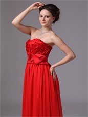 Sweetheart Red Boutique Prom Dress Falbala Multilayers Top Part