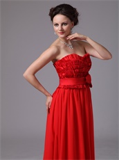 Sweetheart Red Boutique Prom Dress Falbala Multilayers Top Part