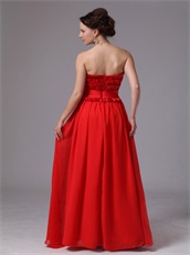Sweetheart Red Boutique Prom Dress Falbala Multilayers Top Part