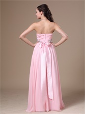 Good Reviews Sweetheart Pink Chorus Prom Dress With Beaded Belt