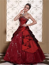 Embroidery Decorate Cute Quinceanera Dress For Discout Pretty Strapless