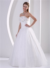 Simple Strapless Appliques Princess Wedding Anniversary Dress Low Price