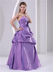 Dignified Lower Back Bulging Purple Costume Party Gown Website