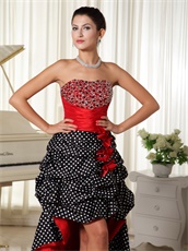 Colorful Speical Fabric Open Front Skirt For Runway Beauty Contes