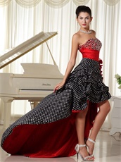 Colorful Speical Fabric Open Front Skirt For Runway Beauty Contes