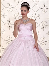 Beautiful Girl's First Quinceanera Dress Shallowest Pink