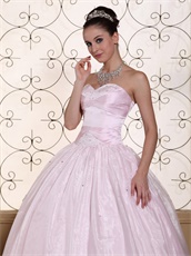 Beautiful Girl's First Quinceanera Dress Shallowest Pink