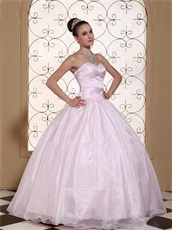 Beautiful Girl's First Quinceanera Dress Shallowest Pink
