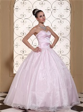 Beautiful Girl's First Quinceanera Dress Shallowest Pink