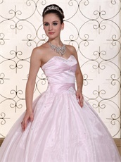 Beautiful Girl's First Quinceanera Dress Shallowest Pink