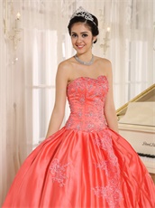 Rhombus Center Skirt Watermelon Evening Ball Gown Supplier Online