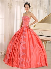 Rhombus Center Skirt Watermelon Evening Ball Gown Supplier Online