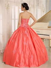 Rhombus Center Skirt Watermelon Evening Ball Gown Supplier Online