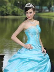 Find Quniceanera Ball Gown Aqua Open Skirt With Black Sparkle Tulle