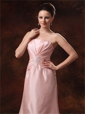 New Arrival Pink A-line Bridal Mother Dress With Jacket Physical Store