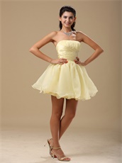 Vivacious Daffodil Mini Summer Cool Prom Dress Consult For Surprise