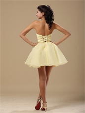 Vivacious Daffodil Mini Summer Cool Prom Dress Consult For Surprise