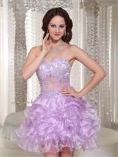 Captivating Transparent Waist Multilayers Social Dance Prom Dress Boutique