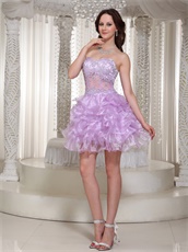 Captivating Transparent Waist Multilayers Social Dance Prom Dress Boutique