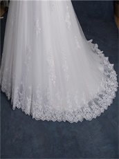 Sedate Long Sleeves Wedding Bridal Gowns Custom-made Plus Size