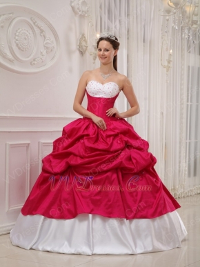 Sweetheart Neckline Handmade Dress for a Quinceanera Party