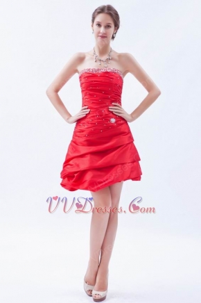 Strapless Layers Wine Red Sweet 16 Gowns And Dresses