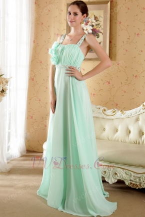 Straps Square Neck Top Designer Fading Color Fabric Prom Dress