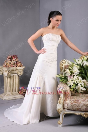 Western Strapless Ivory Designer Wedding Dress Gowns China