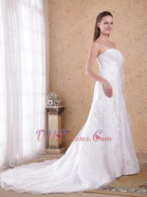 Strapless White Wedding Outfits Bridal Dress For Cheap Price