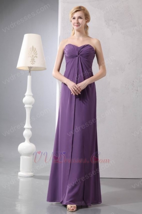 Cirss Cross Mediun Orchid Mother Of The Bride Dress