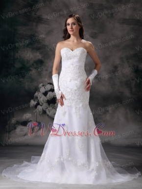 Brand New Mermaid Organza Bridal Wedding Dress Destination Low Price