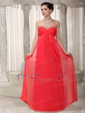 Beading Decorate Cheap Jr Long Bridesmaid Dress For Wedding lovely