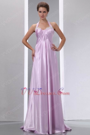 Not Expensive Halter Sweetheart Light Violet Prom Dresses