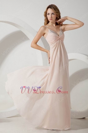 Sexy Straps Criss Cross Light Pink Long Buy Prom Dresses