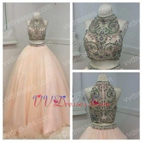 Blush Popular Color Two Pieces Adult Ceremony At Cheap Price