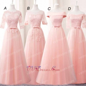 Most Popular Color Blush Series Bridesmaids Group Cheap Unit Price