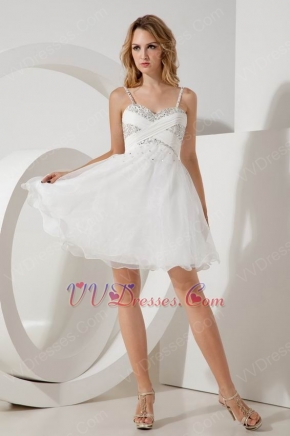 Lovely Spaghetti Straps Short Dresses For Graduation