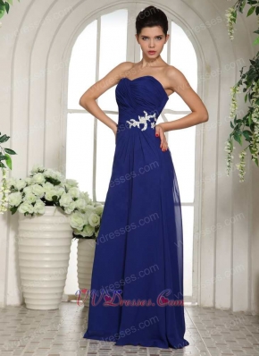 Celebrity Special Occasion Dress Dark Royal Blue Factory Direct Selling