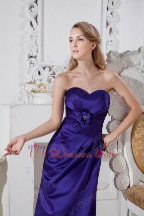 Low Price Sweetheart Purple Stain Long Evening Dress