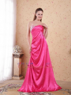 Hot Pink Sweetheart Evening Club Women Dress