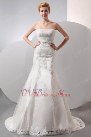 Strapless Sweetheart Corset Mermaid Chapel Wedding Dress Shop