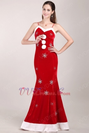 New Arrival White and Red Mermaid 2014 Spring Celebrity Dress