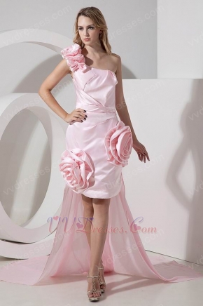 Unique Pink Sweet 16 Dress With Detachable Fishtail Skirt